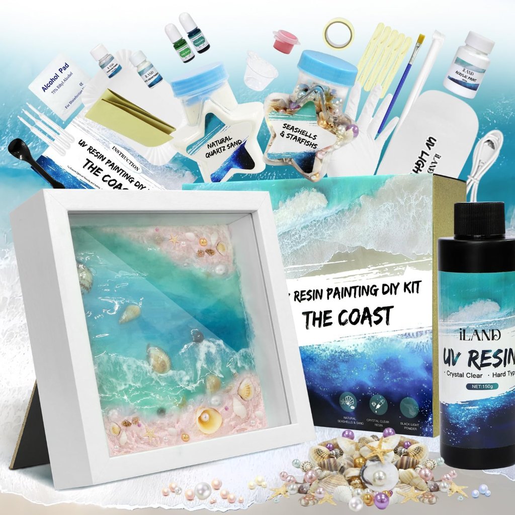 Craft Kits For Adults Teen Girls Uv Resin Kit For Beginners Sea Arts And Crafts
